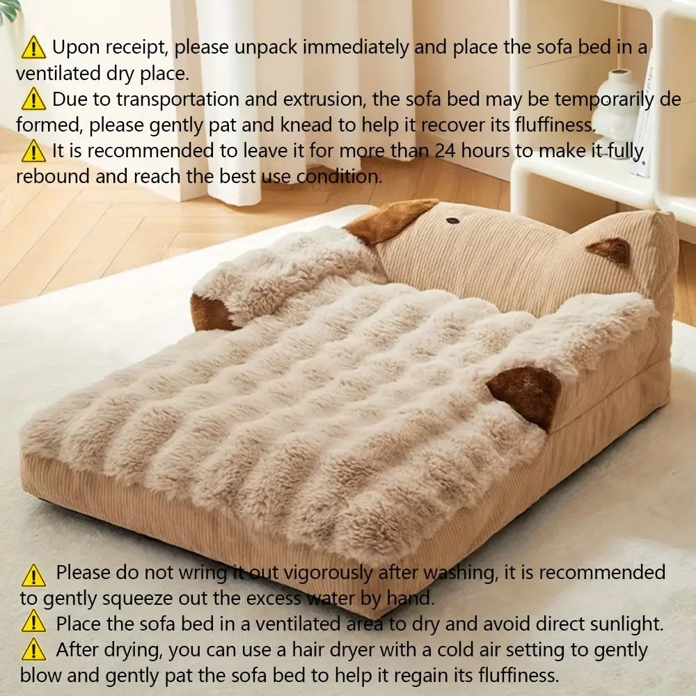 Soft Indoor Pet Couch for Dogs and Cats TM