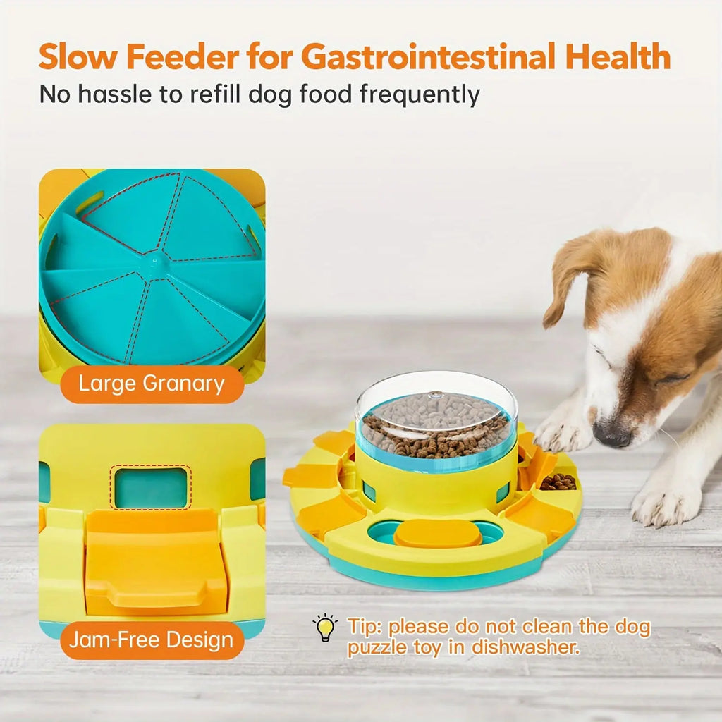 NNETM Interactive Dog Puzzle Feeder Toy for IQ Training NNETM