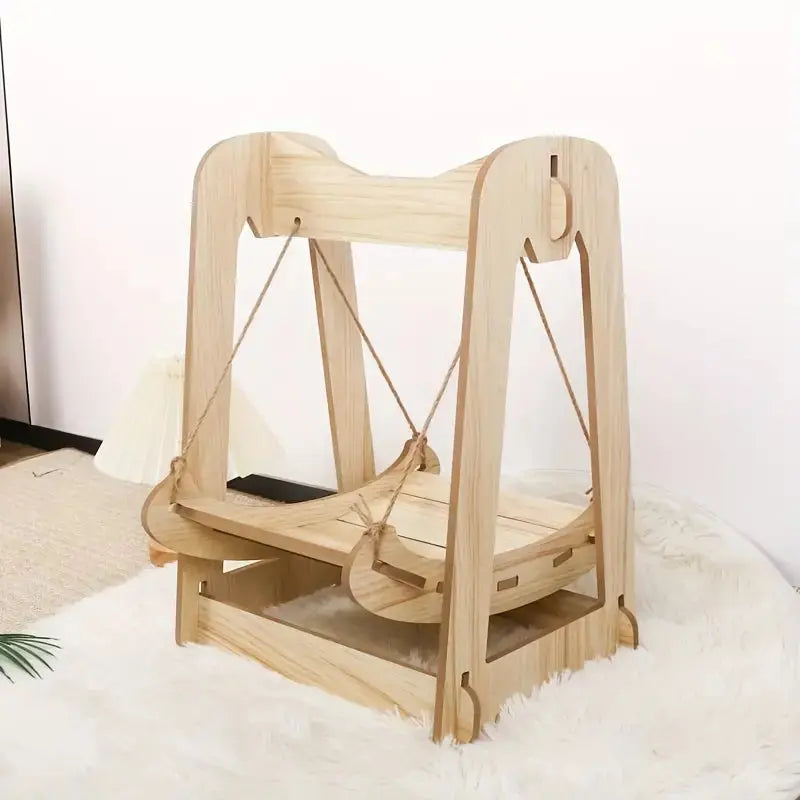Wooden Rocking Bed TM