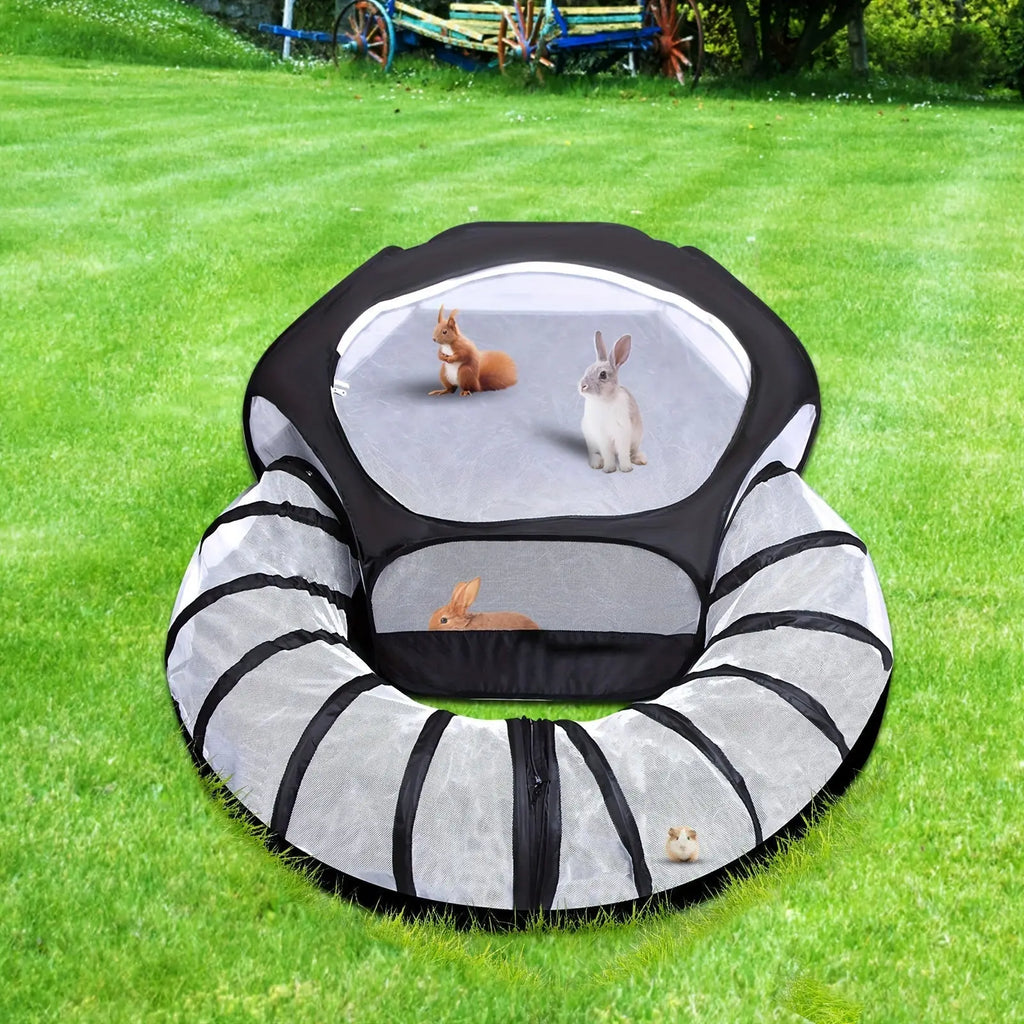 Small Animal Playpen with Tunnel TM