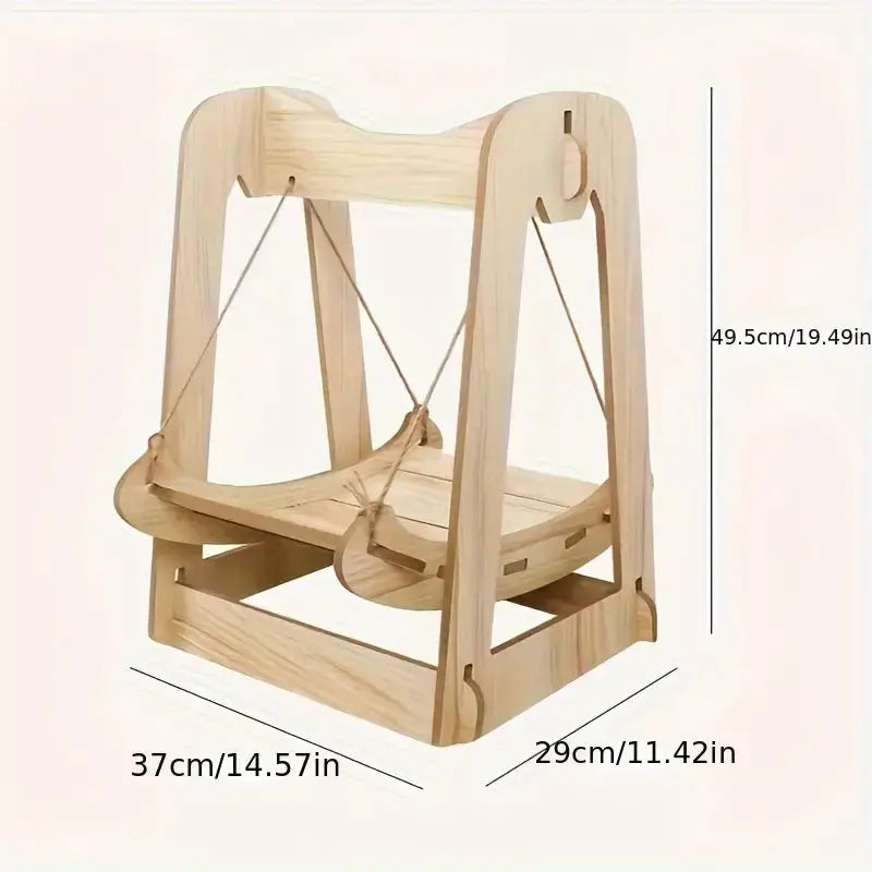 Wooden Rocking Bed TM
