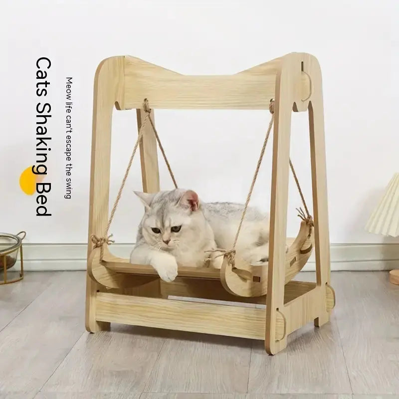 Wooden Rocking Bed TM