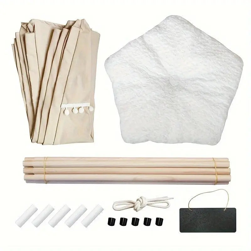 Linen Pet Teepee Bed NNETM