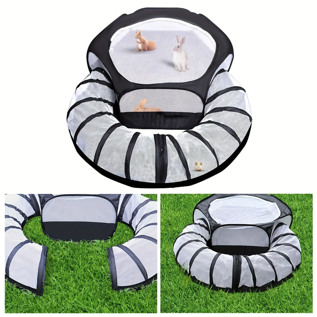 Small Animal Playpen with Tunnel TM