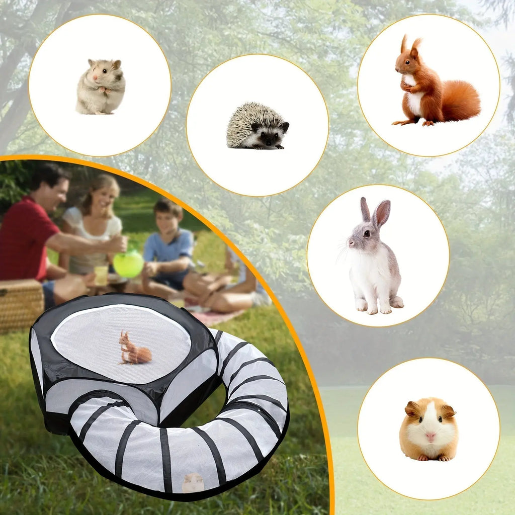 Small Animal Playpen with Tunnel TM