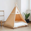 Linen Pet Teepee Bed NNETM