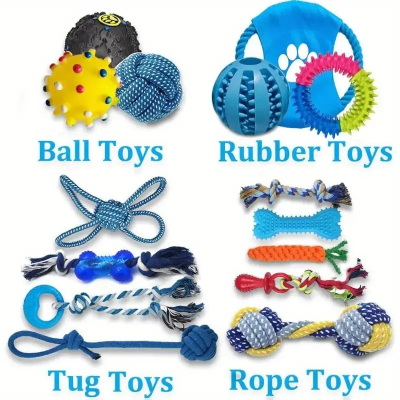 Dog Chew Toy Set Assortment (15-Pack) TM
