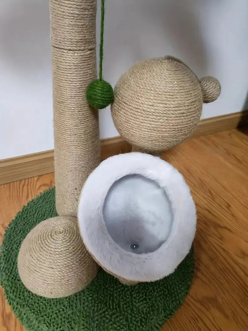 Coconut Tree Cat Scratching Post NNETM