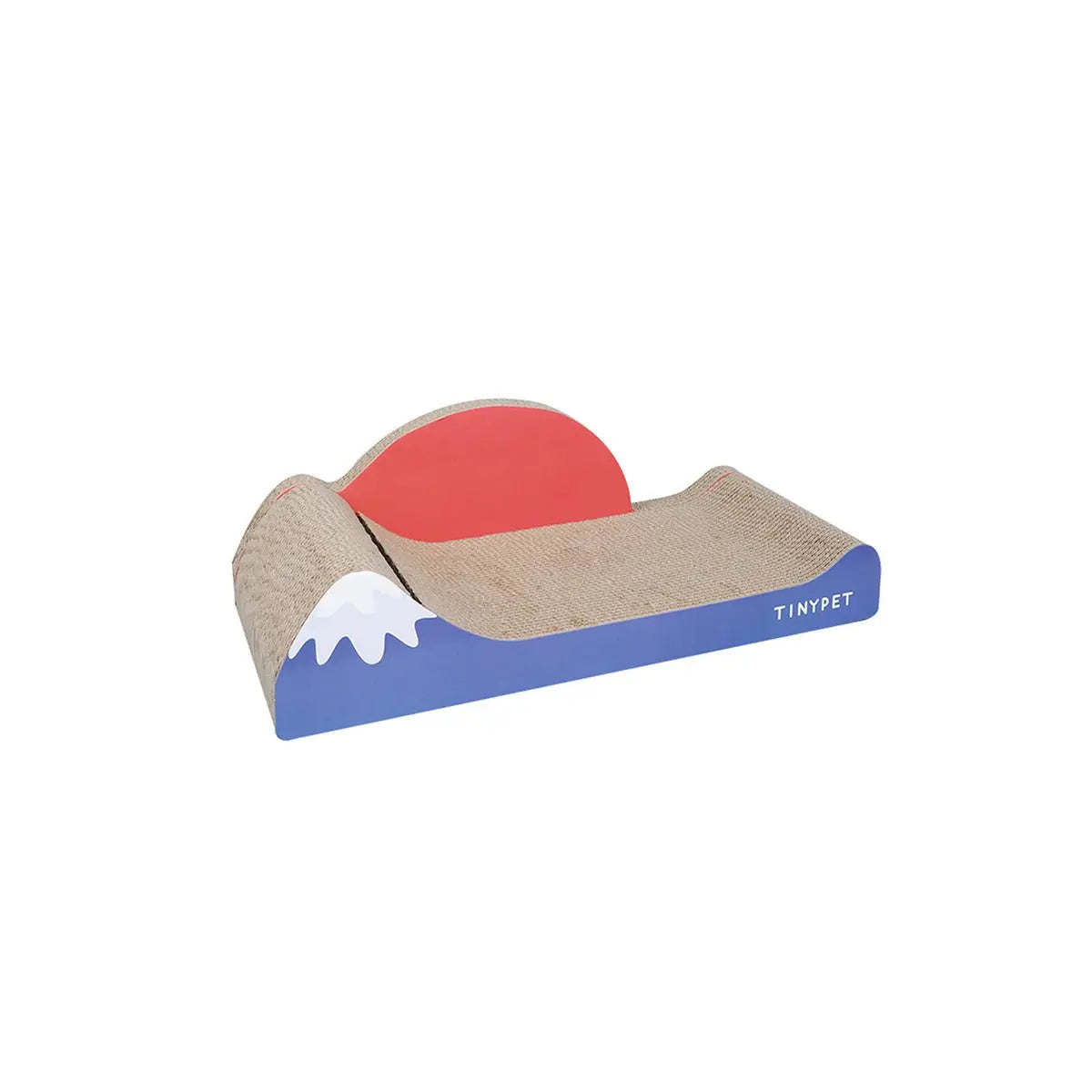 Under Mount Fuji Blue Cat Scratching Board Tiny Pet